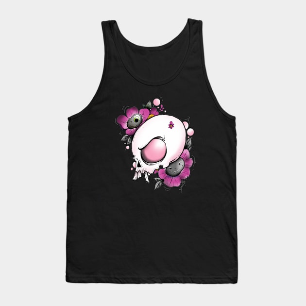 rose quartz skull Tank Top by Sing-Toe-Wrote 